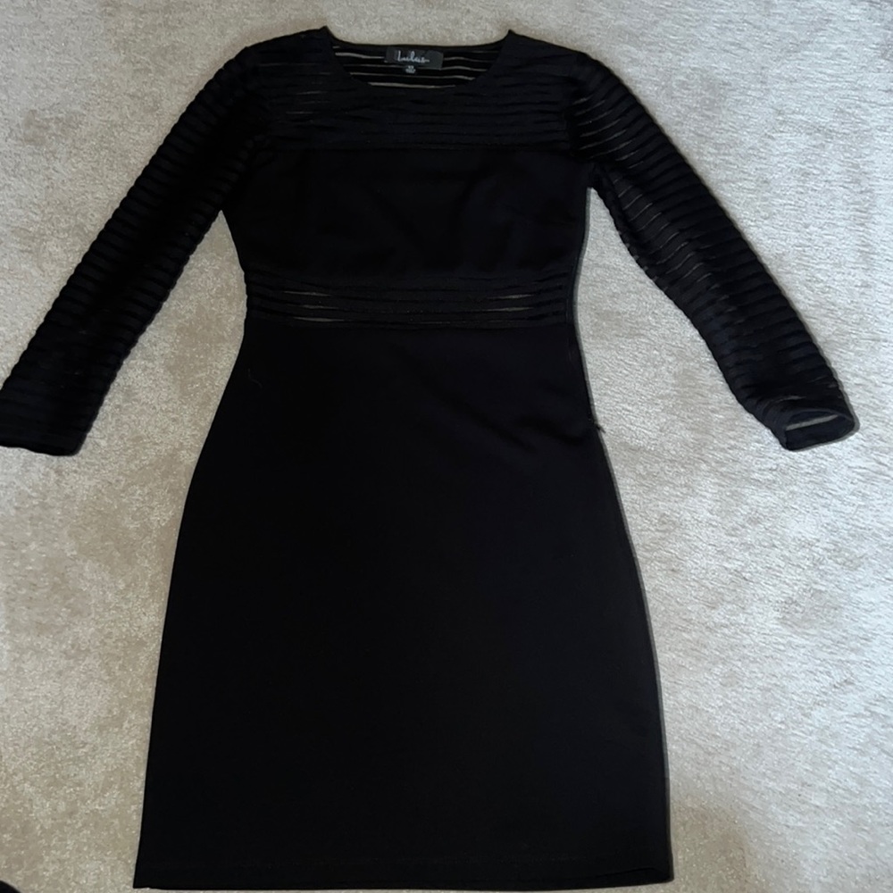 Black Lulu’s dress w mesh